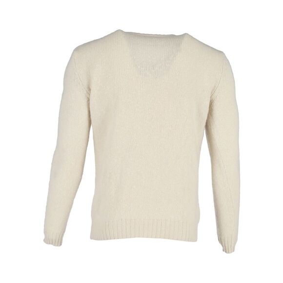 A.P.C. Crewneck Sweater in Cream Wool - Picture 3 of 3